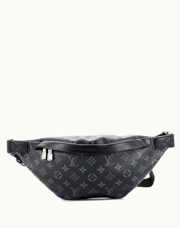 Louis Vuitton Louis Vuitton Discovery Bumbag Monogram Eclipse Canvas in Black Gun Metal