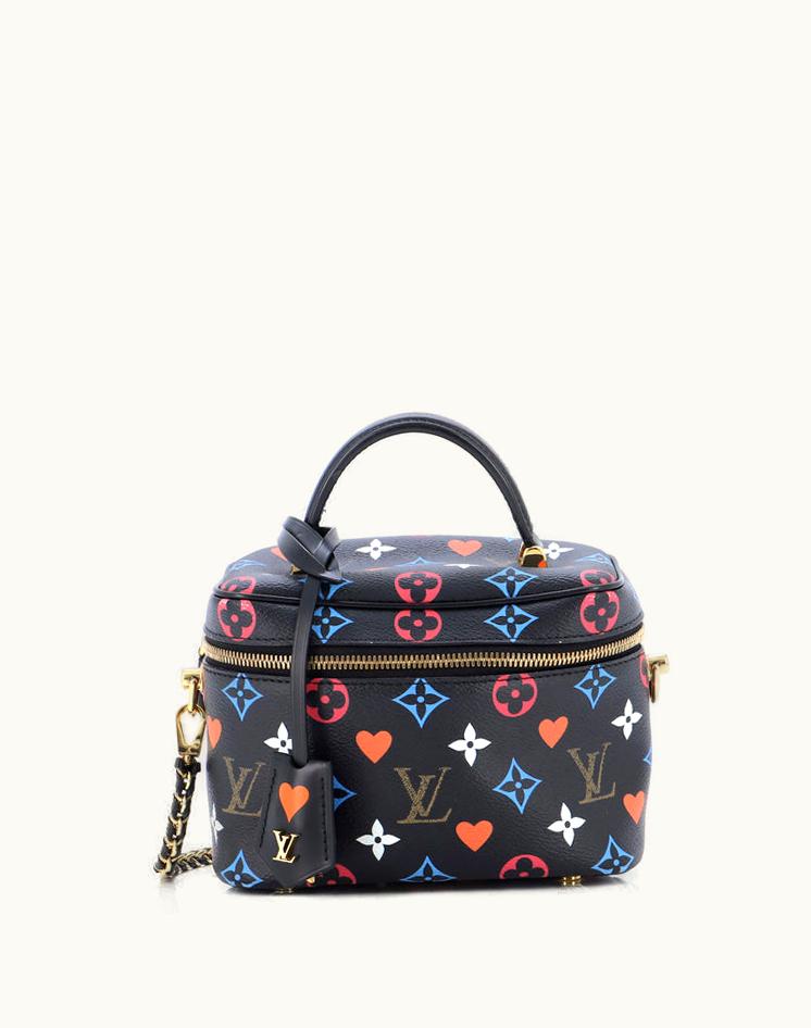Louis Vuitton Louis Vuitton Vanity Handbag Limited Edition Game On Multicolor Monogram PM Coated Canvas in Black/Multicolor.