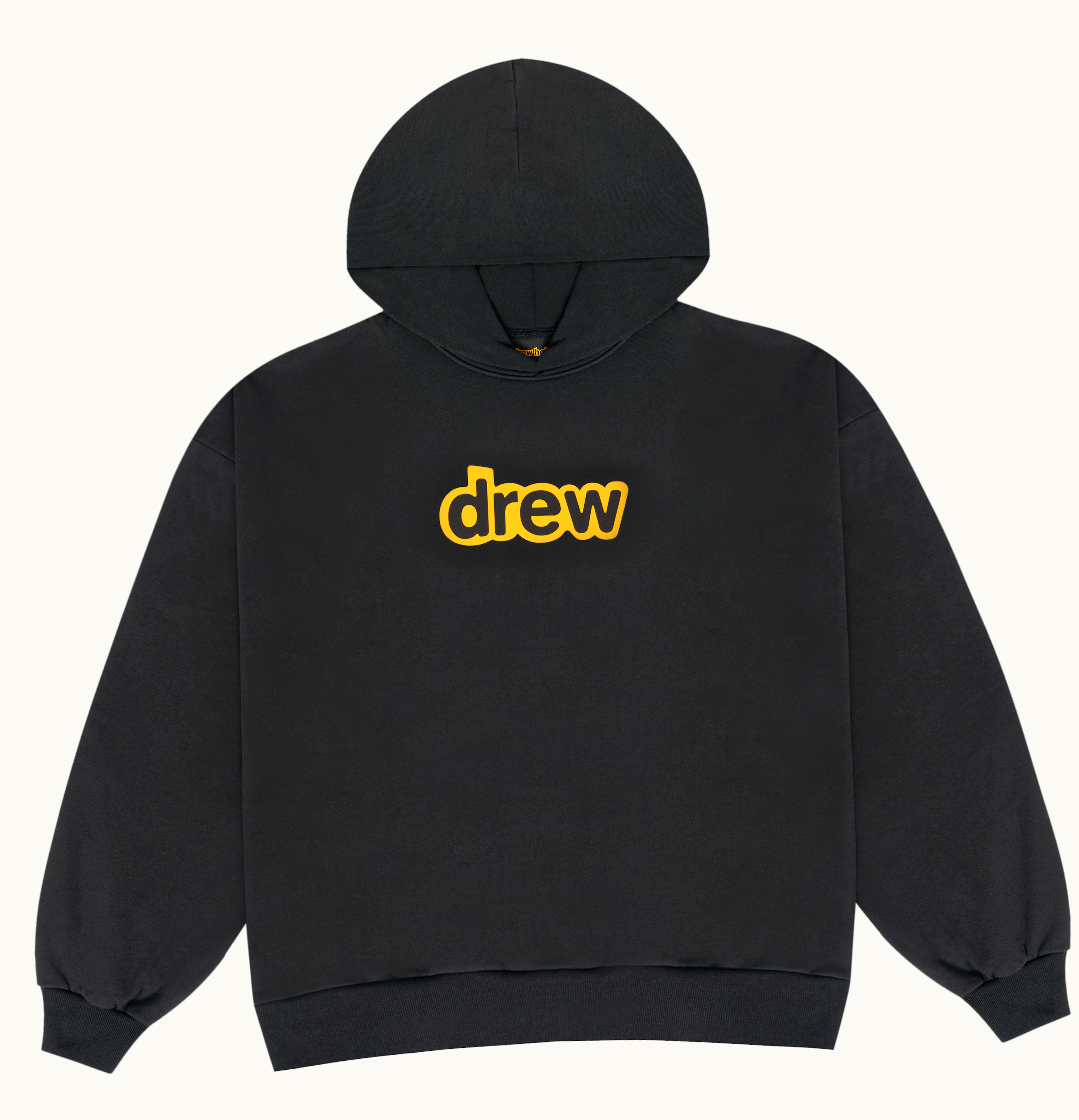 drew house drew house secret hoodie faded black
