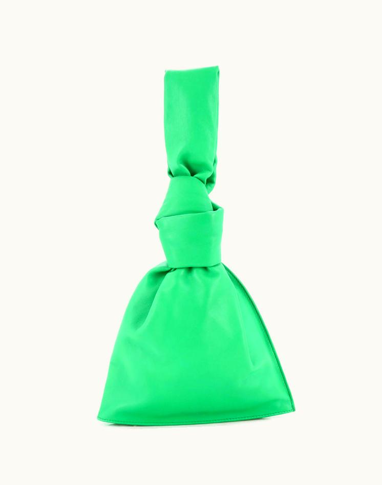 Bottega Veneta Bottega Veneta BV Twist Bag Leather Mini Green