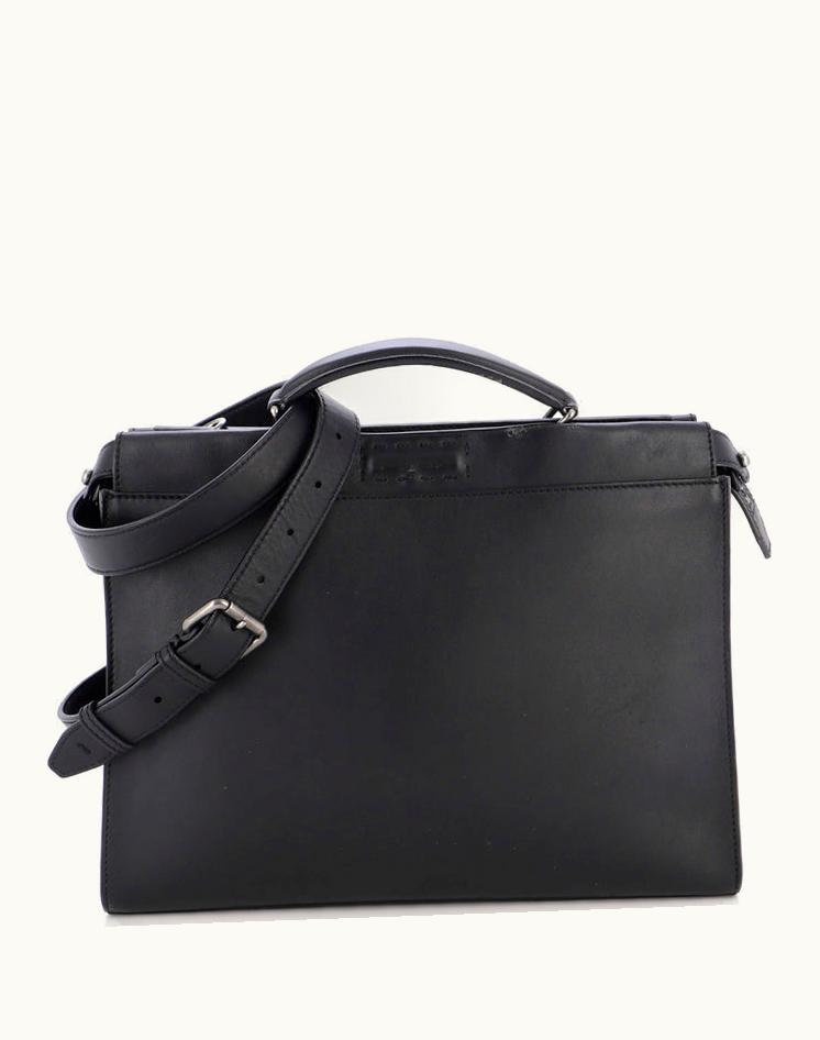 Fendi Fendi Peekaboo Iconic Fit Bag Leather Regular