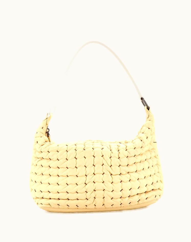 Bottega Veneta Bottega Veneta Zip Hobo Quilted Bubble Leather Small