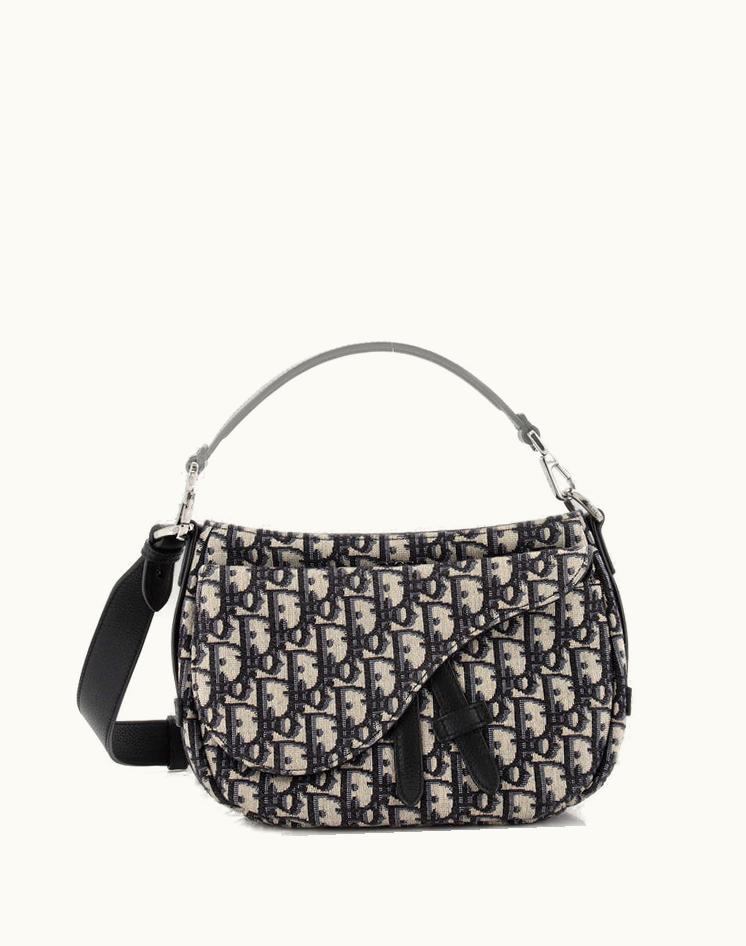 Dior Dior Saddle Soft Bag Oblique Canvas Mini