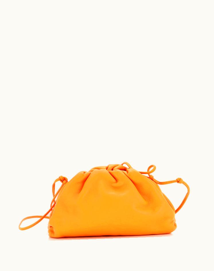 Bottega Veneta Bottega Veneta The Mini Pouch Designer Leather Orange