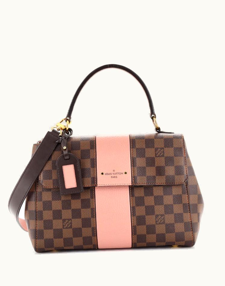 Louis Vuitton Louis Vuitton Bond Street Handbag Damier With Leather MM