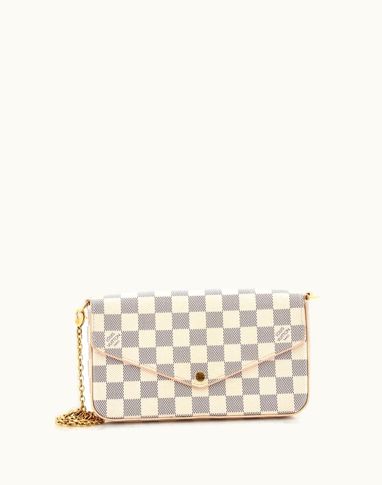 Louis Vuitton Louis Vuitton Felicie Pochette Monogram Canvas White