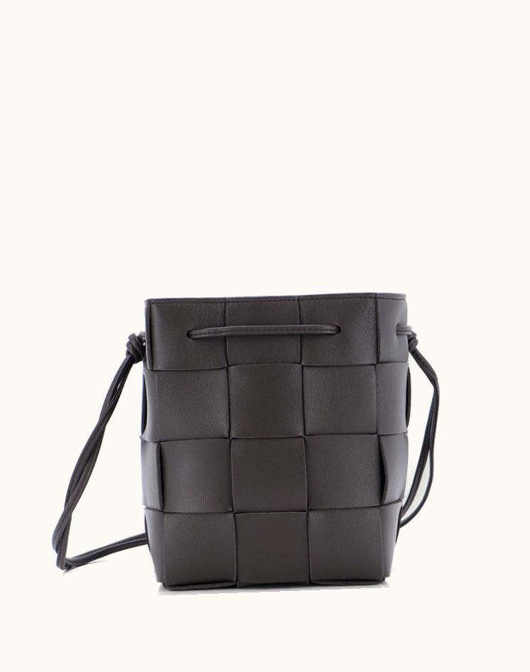 Bottega Veneta Bottega Veneta Cassette Bucket Bag Maxi Intrecciato Brown Leather