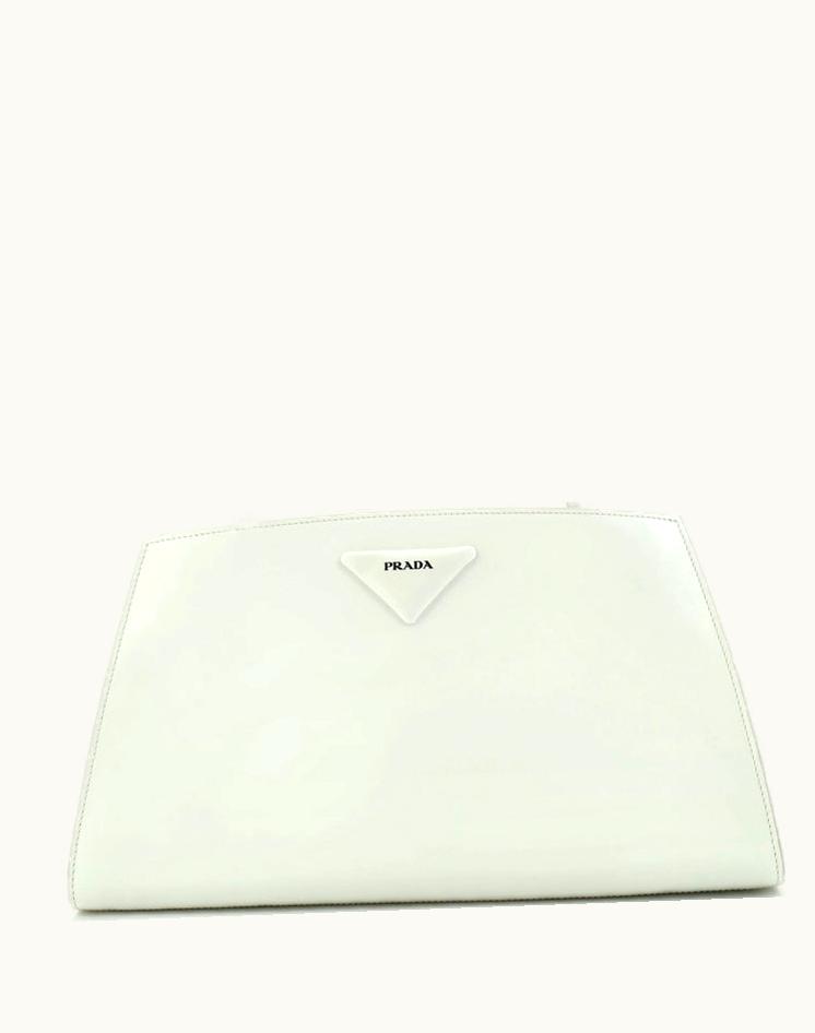 Prada Prada Architectural Top Handle Bag Spazzolato Leather Large