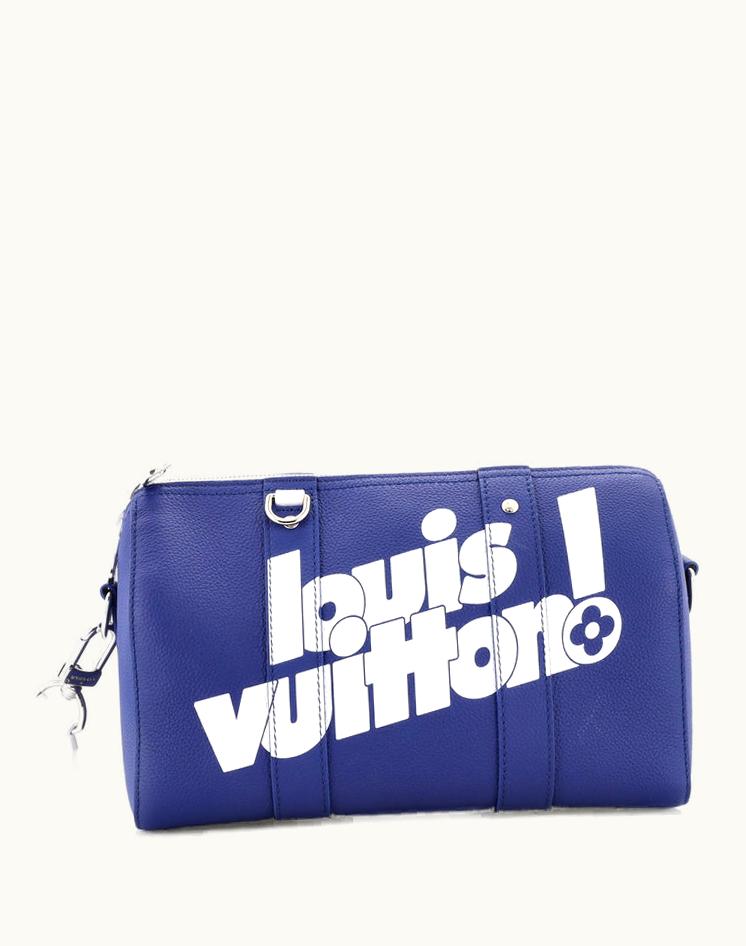 Louis Vuitton Louis Vuitton City Keepall Bag Everyday Signature Printed Leather