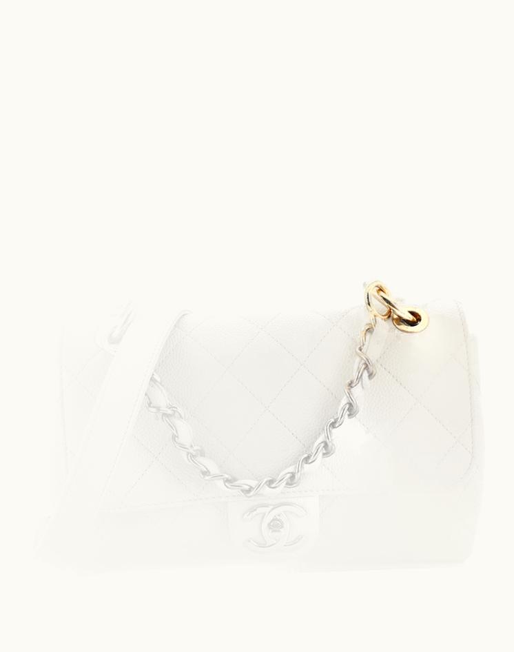 Chanel Chanel City Walk Flap Bag Quilted Caviar Medium