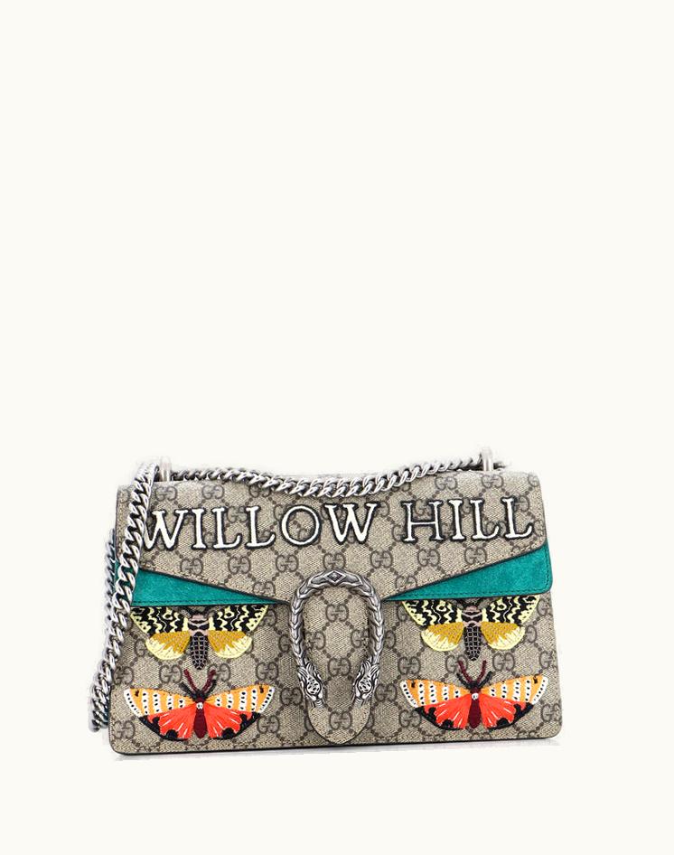 Gucci Gucci Dionysus Bag Embroidered GG Coated Canvas Small