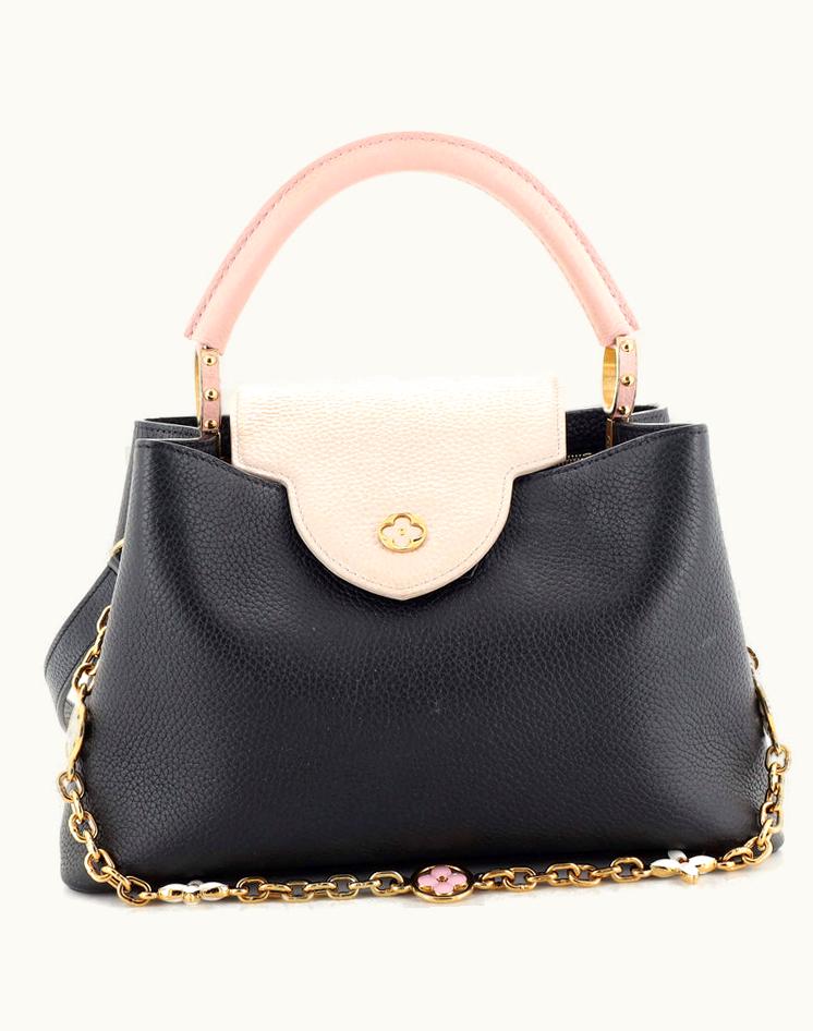 Louis Vuitton Louis Vuitton Flower Chain Capucines Bag Leather MM