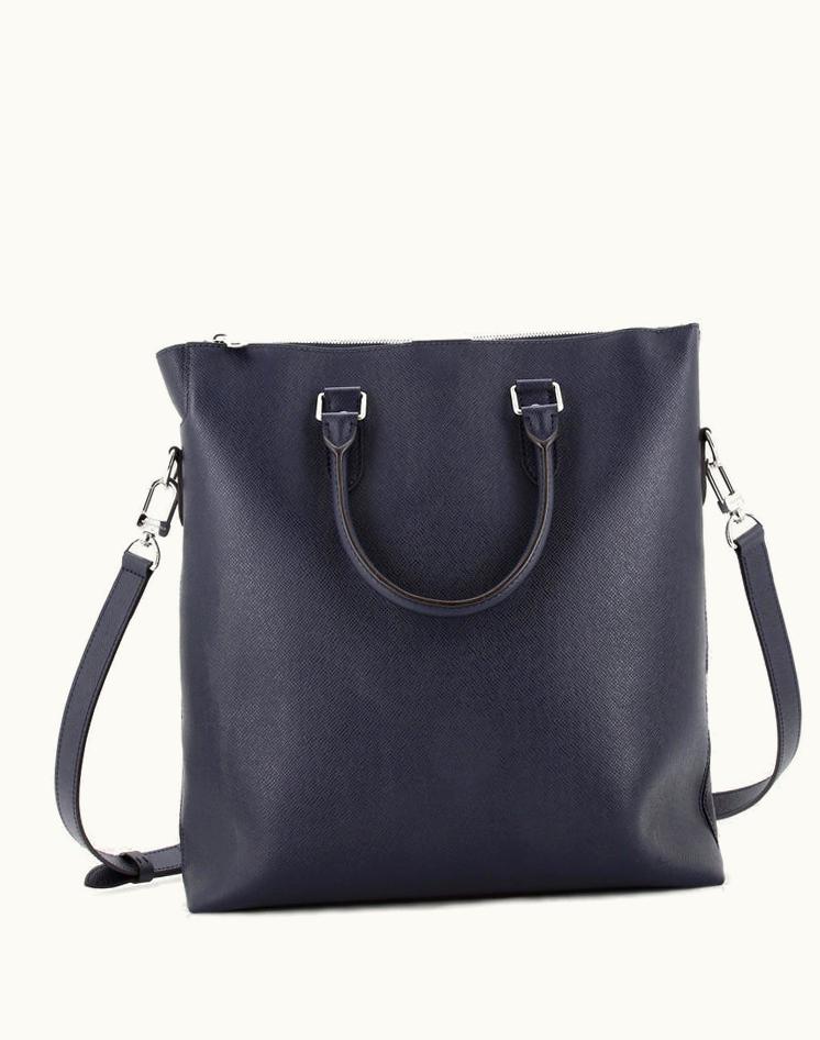 Louis Vuitton Louis Vuitton Anton Tote Taiga Leather Blue Tote