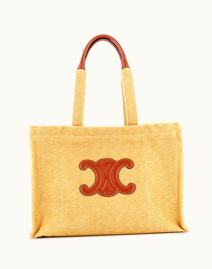 Celine Celine Cabas Thais Tote Triomphe Canvas Large
