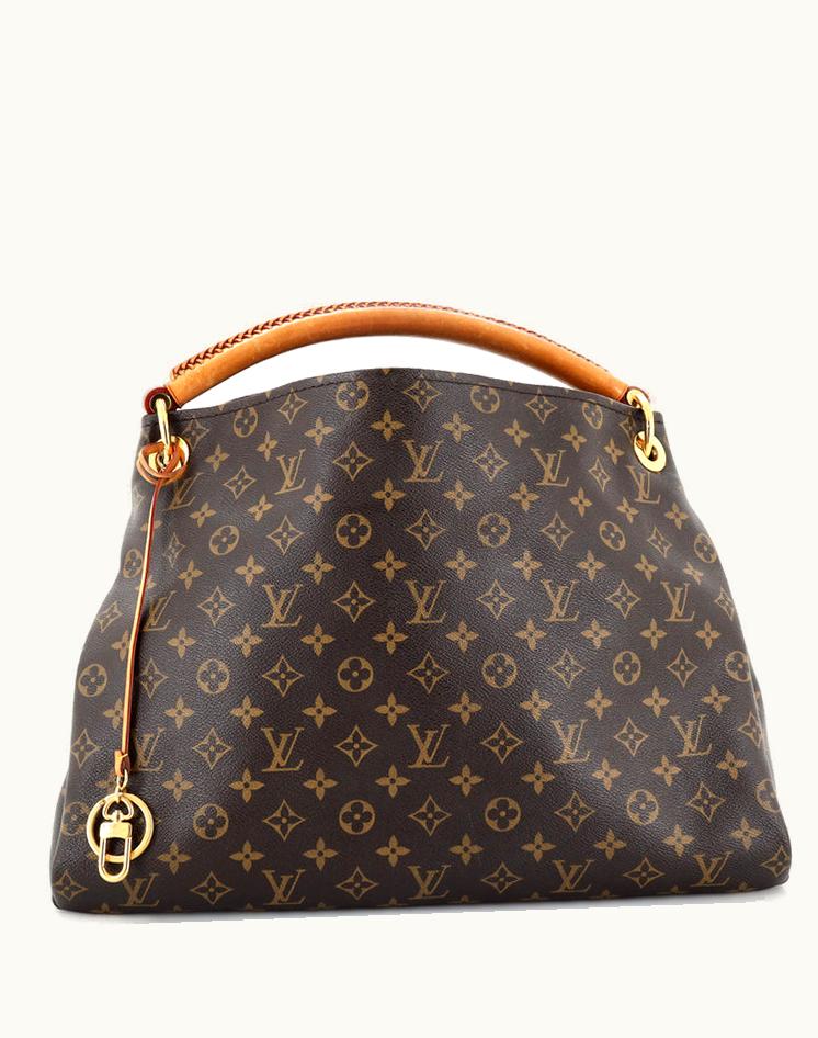 Louis Vuitton Louis Vuitton Artsy Handbag Monogram Canvas MM Coated Canvas Brown