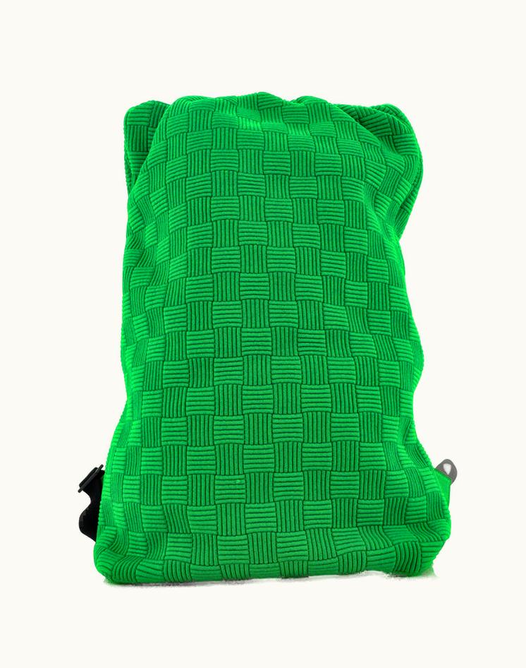 Bottega Veneta Bottega Veneta Fold Top Padded Backpack Intrecciato Effect Knit Medium