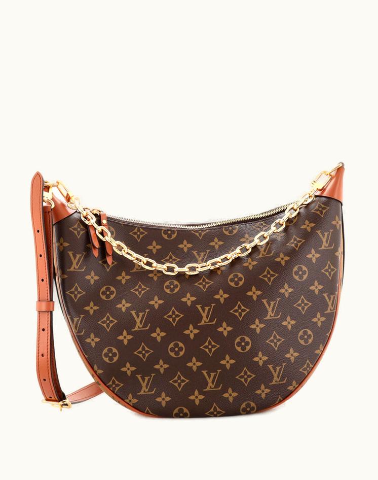 Louis Vuitton Louis Vuitton Loop Hobo Reverse Monogram Canvas Brown