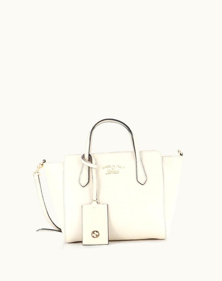 Gucci Gucci Swing Tote Leather Mini Professional Bag Neutral