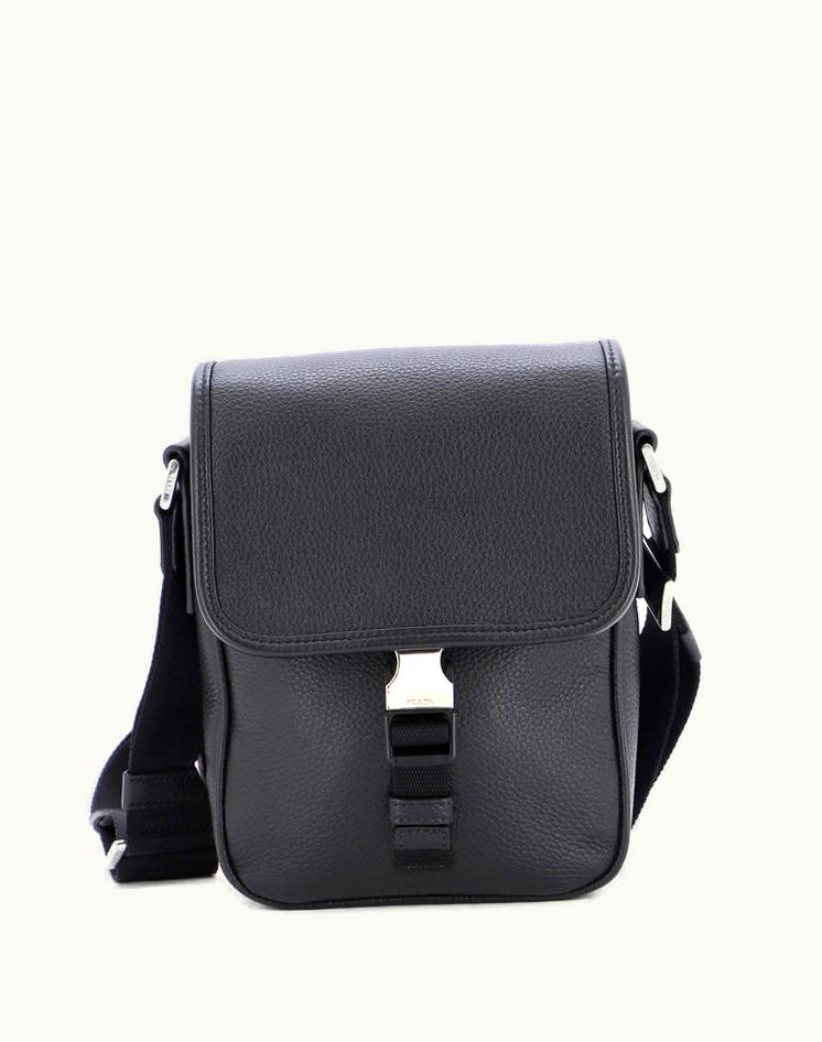 Prada Prada Travel Buckle Crossbody Bag Leather Small