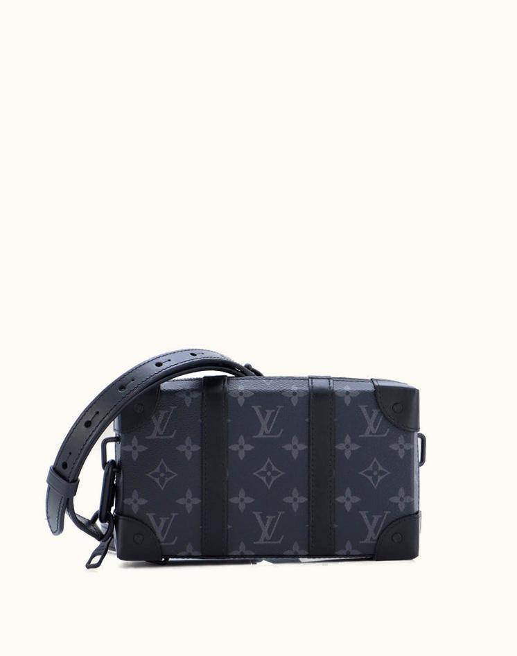 Louis Vuitton Louis Vuitton Soft Trunk Wallet Monogram Eclipse Canvas Coated Black Fabric-Leather Interior Black Hardware Black
