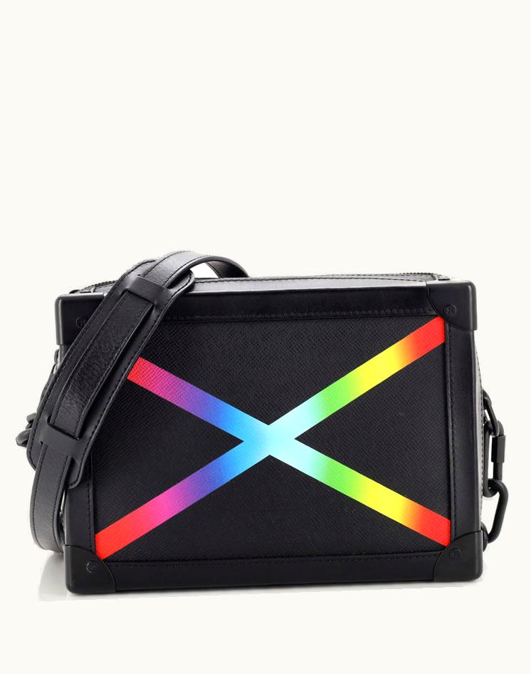 Louis Vuitton Louis Vuitton Soft Trunk Bag Rainbow Taiga Leather
