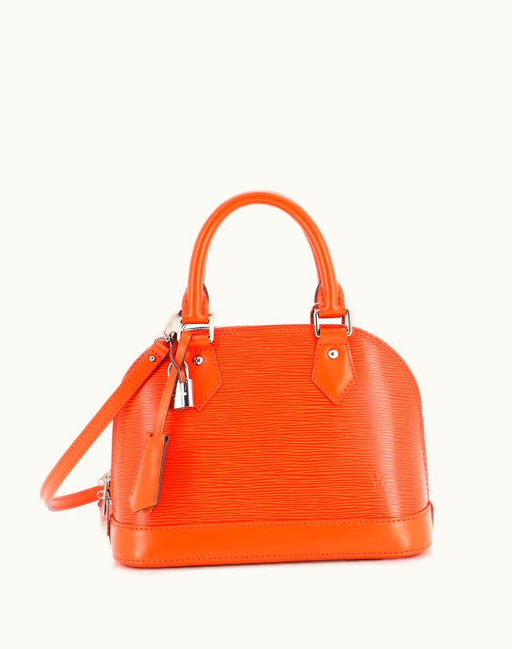 Louis Vuitton Louis Vuitton Alma Epi Leather Handbag BB Orange