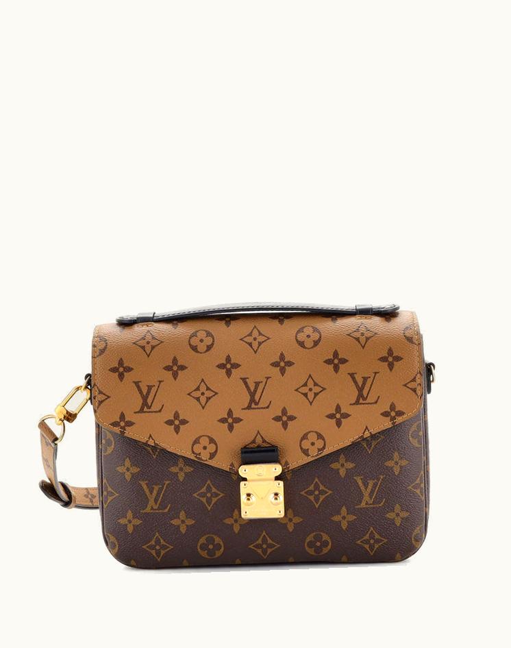 Louis Vuitton Louis Vuitton Pochette Metis Reverse Monogram Canvas Brown Luxe Edition