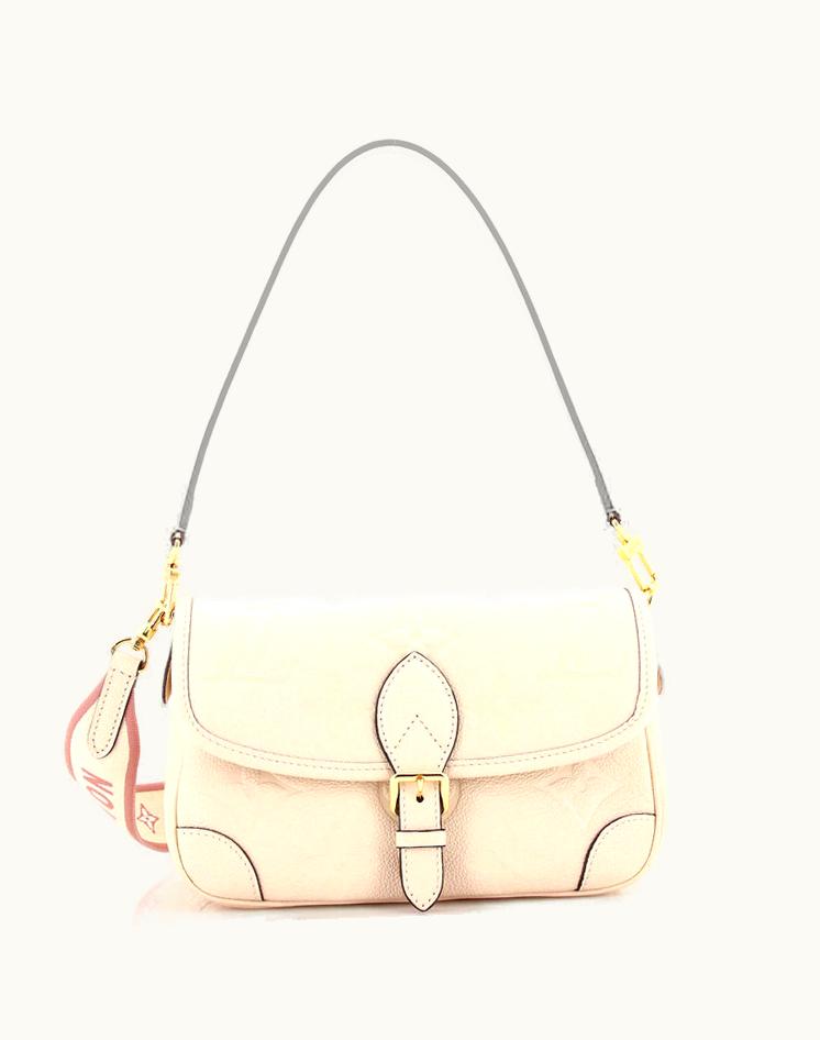 Louis Vuitton Louis Vuitton Diane NM Handbag Empreinte Leather Orange/WhiteLux Gold