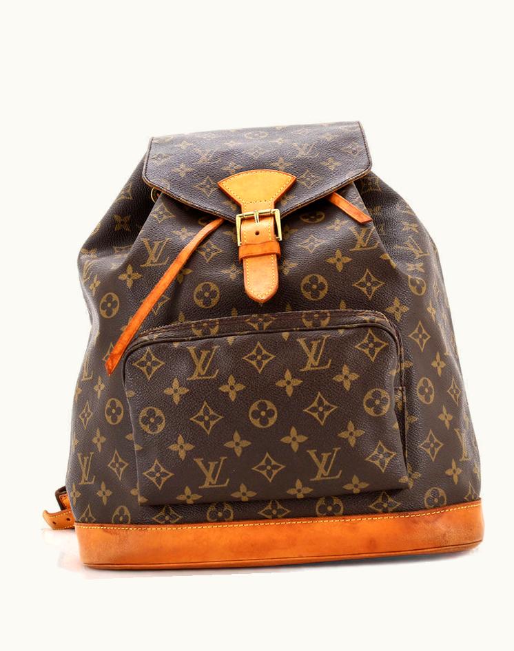 Louis Vuitton Louis Vuitton Vintage Montsouris Backpack Monogram Canvas GM in Brown
