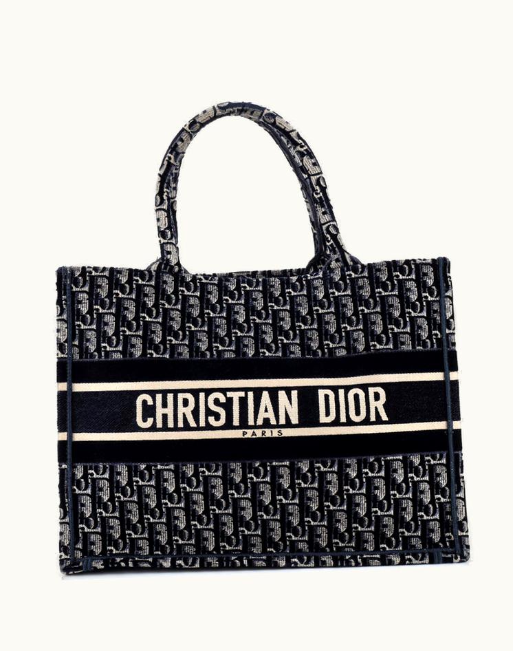 Dior Dior Book Tote Oblique Velvet Small