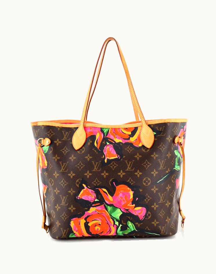 Louis Vuitton Louis Vuitton Monogram Roses MM Neverfull Tote Limited Edition Brown
