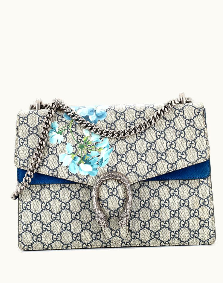 Gucci Gucci Dionysus Bag Blooms Print GG Coated Canvas Medium