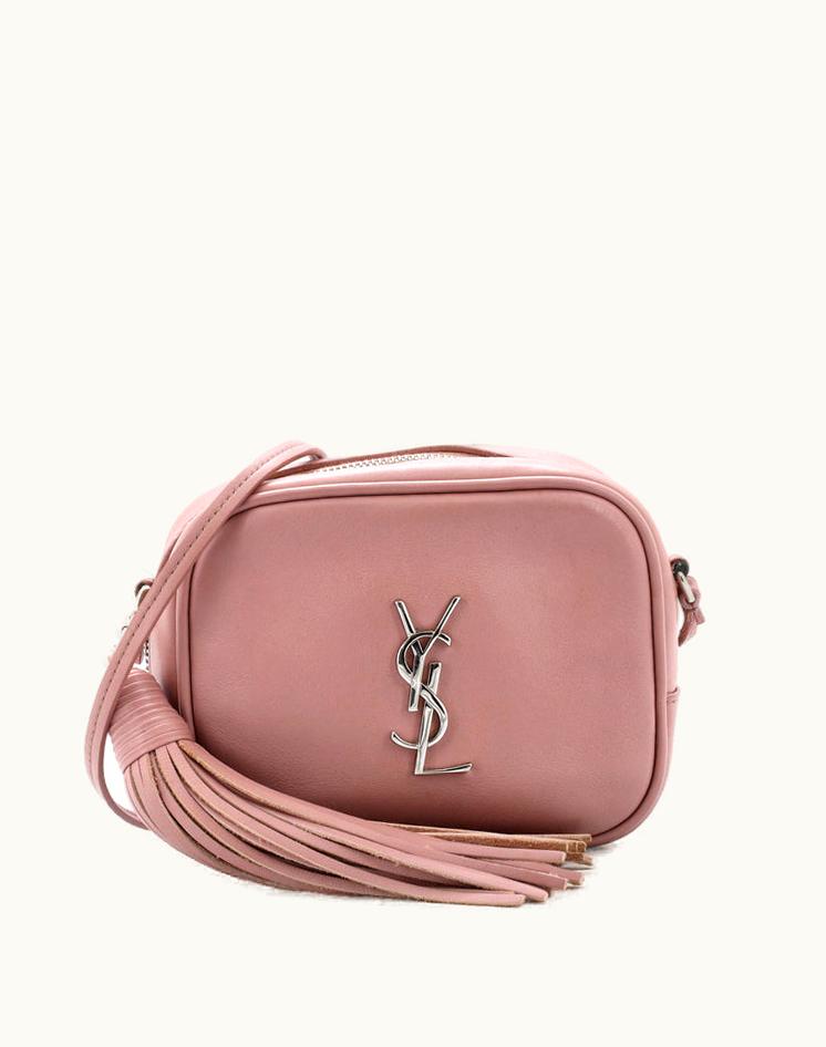 Saint Laurent Saint Laurent Classic Monogram Blogger Crossbody Bag Leather Small Pink