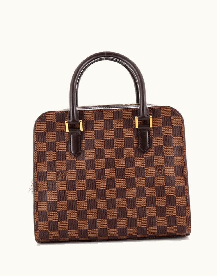 Louis Vuitton Louis Vuitton Triana Bag Damier Coated Canvas Brown