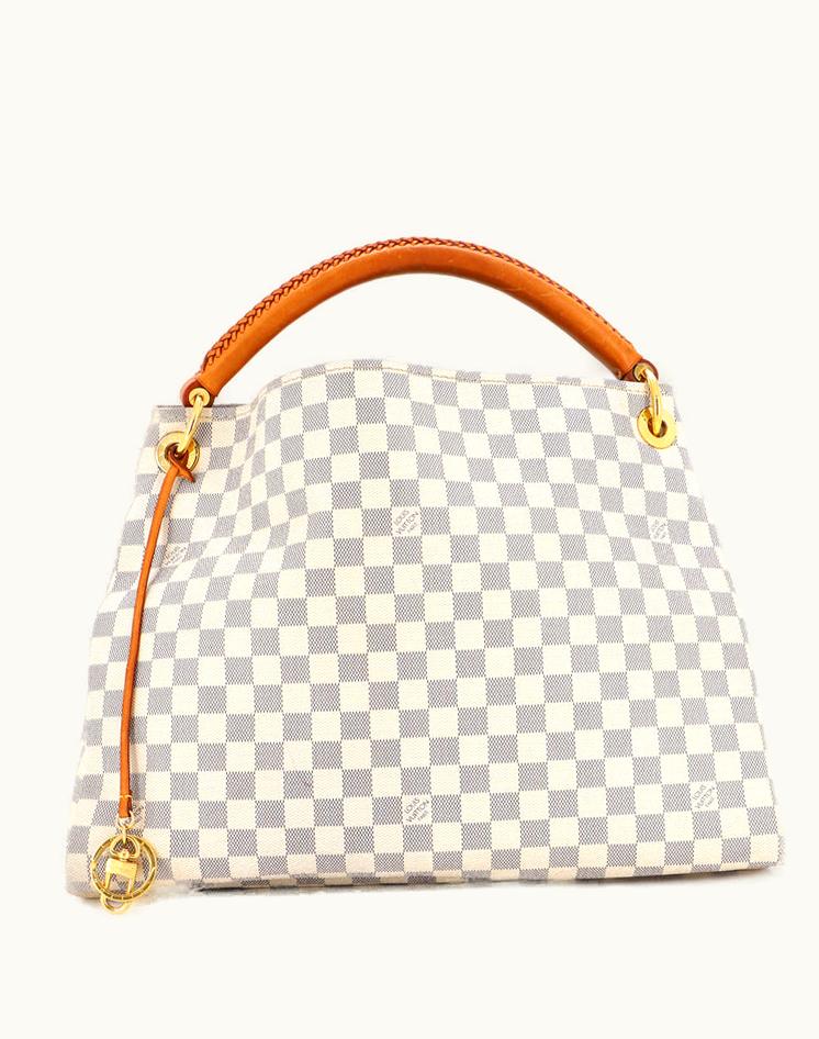 Louis Vuitton Louis Vuitton Damier MM Artsy Handbag White