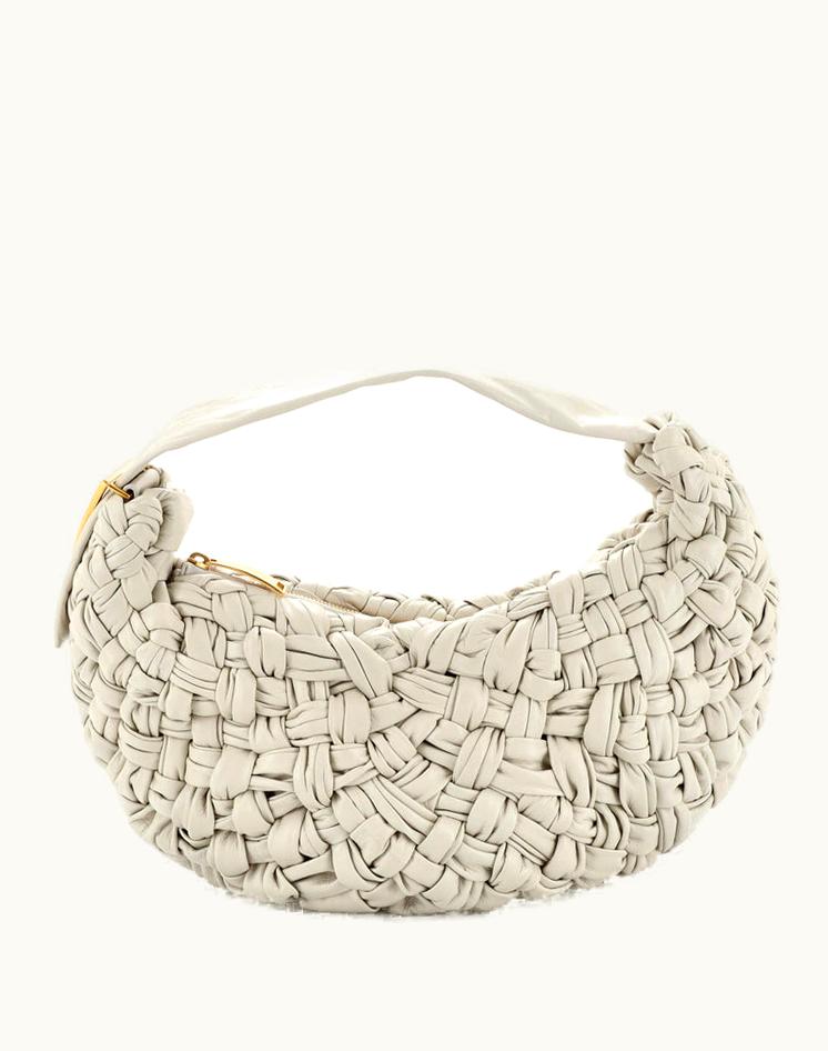 Bottega Veneta Bottega Veneta Bv Banana Hobo Intrecciato Leather