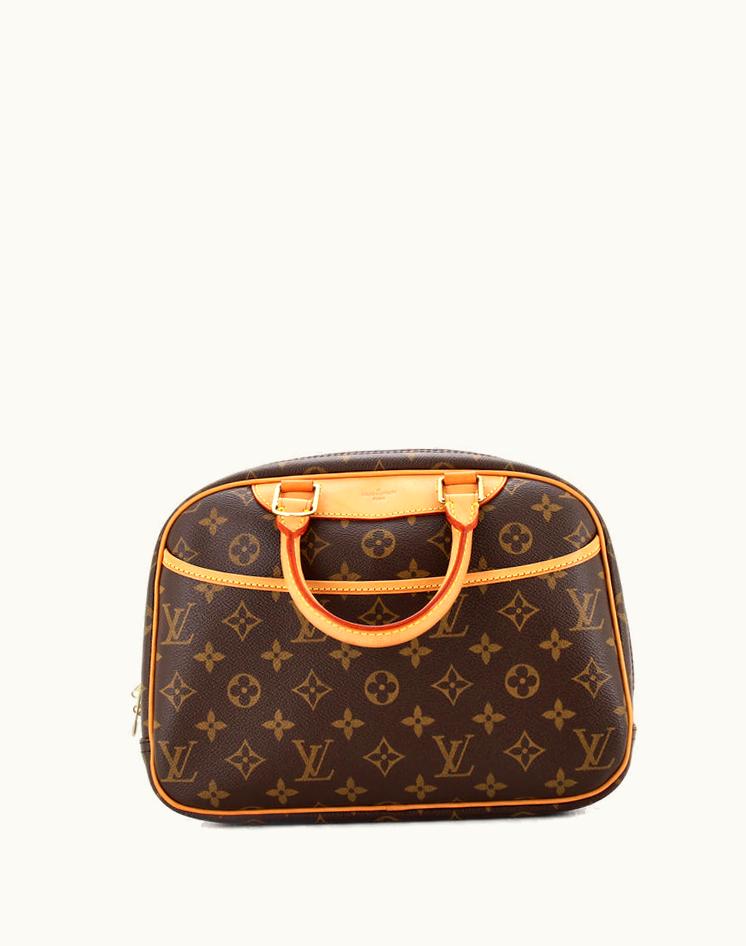 Louis Vuitton Louis Vuitton Trouville Handbag Monogram Canvas Brown
