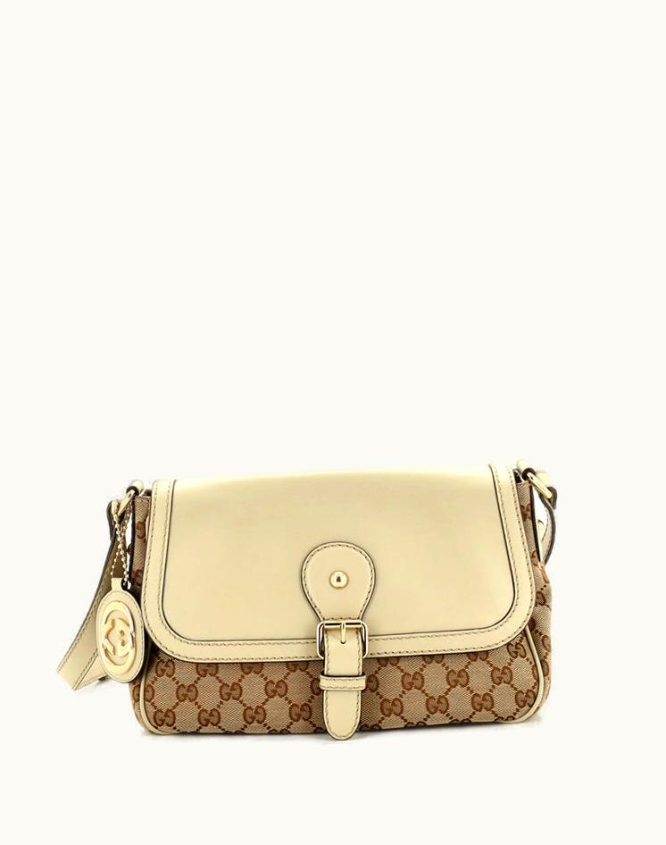 Gucci Gucci Sukey Convertible Shoulder Bag GG Canvas With Leather