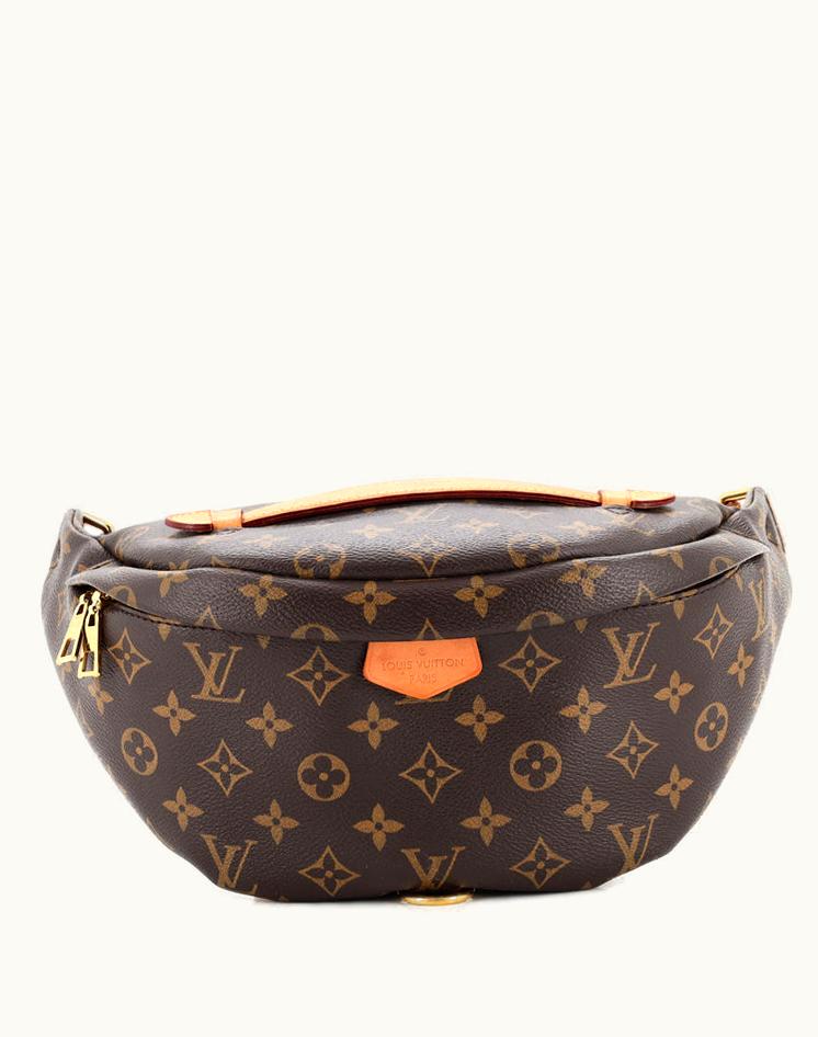 Louis Vuitton Louis Vuitton Bum Bag Monogram Canvas Coated Canvas Brown