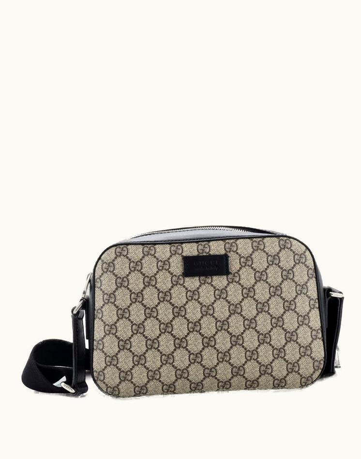 Gucci Gucci Camera Shoulder Bag GG Coated Canvas Small