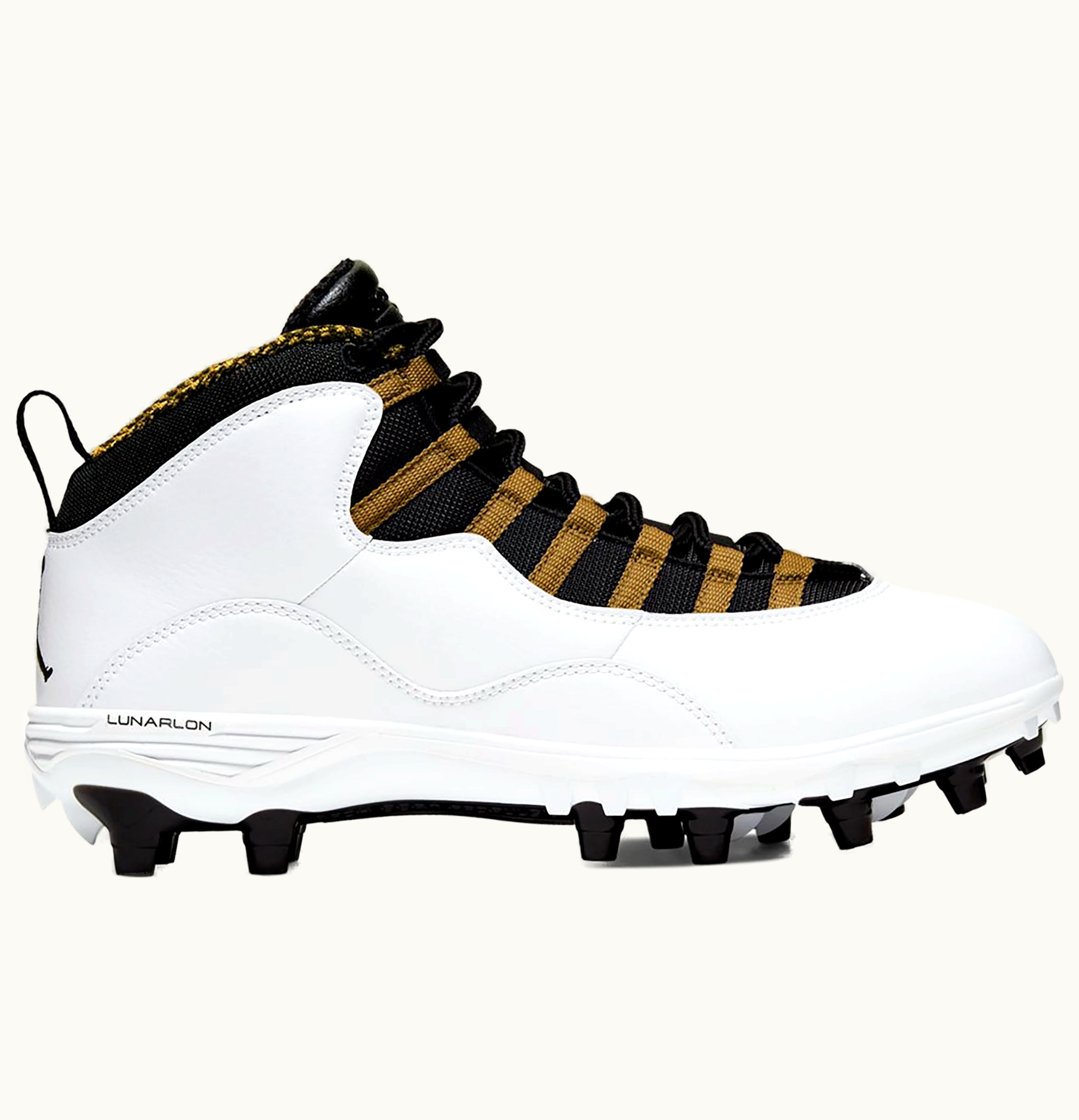Jordan Air Jordan 10 TD Mid White Black Metallic Gold
