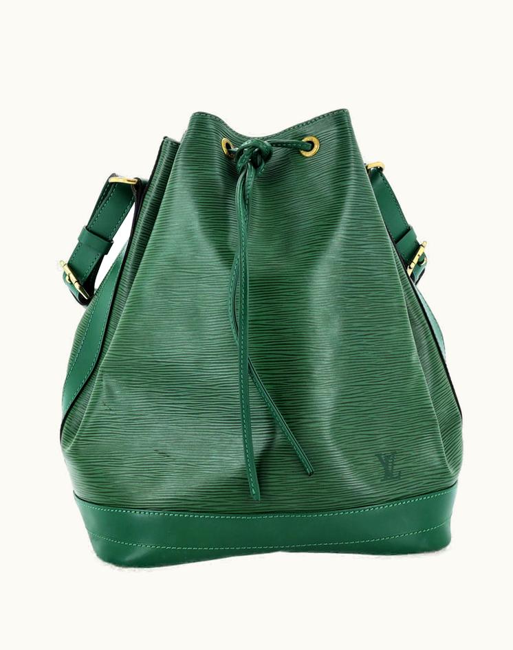 Louis Vuitton Louis Vuitton Noe Handbag Epi Leather Large Green