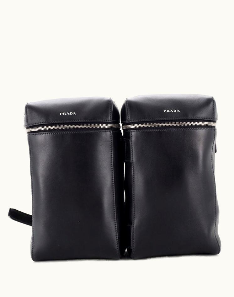 Prada Prada Twin Pocket Backpack Leather