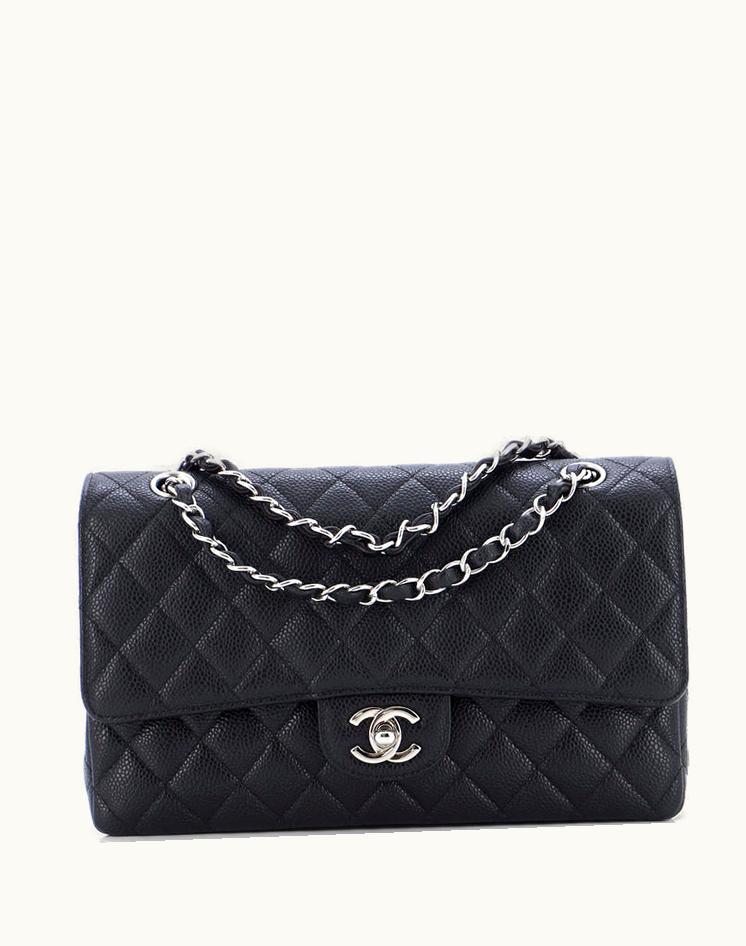 Chanel Chanel Mobile Art Classic Double Flap Quilted Caviar Medium