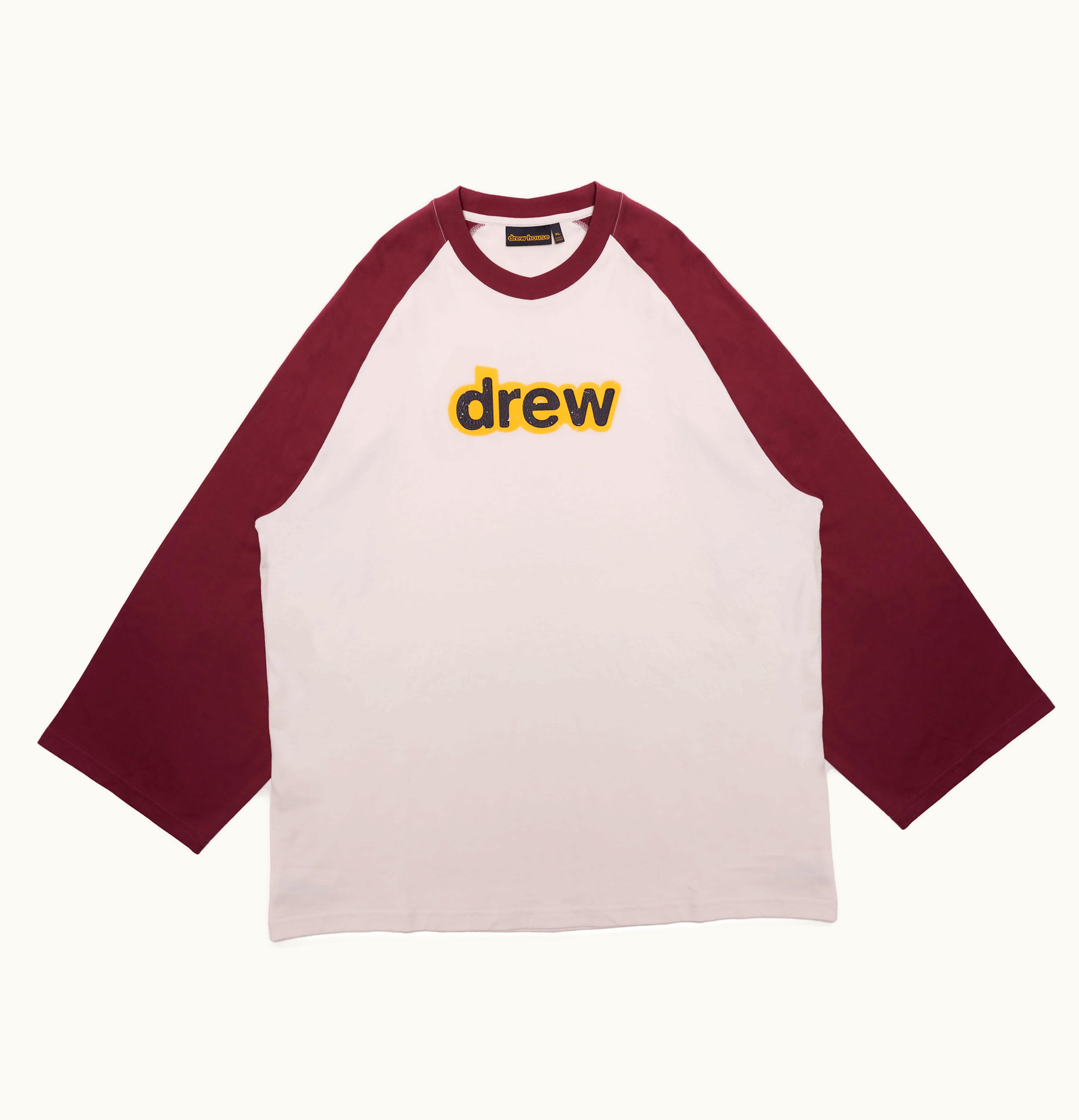 drew house drew house secret baseball t shirt magnolia maroon