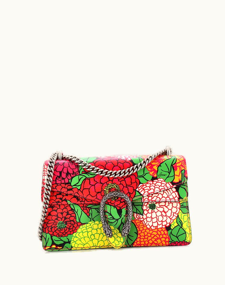 Gucci Gucci Dionysus Printed Leather Small Bag in Neutral