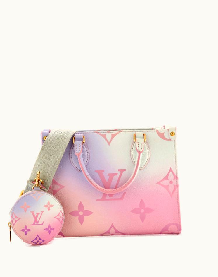 Louis Vuitton Louis Vuitton Onthego Tote Spring In The City Monogram Giant Canvas PM Multicolor Purple