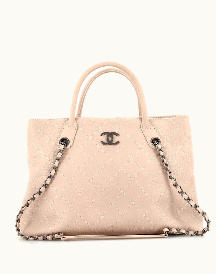 Chanel Chanel Urban Shopping Tote Quilted Caviar Large
