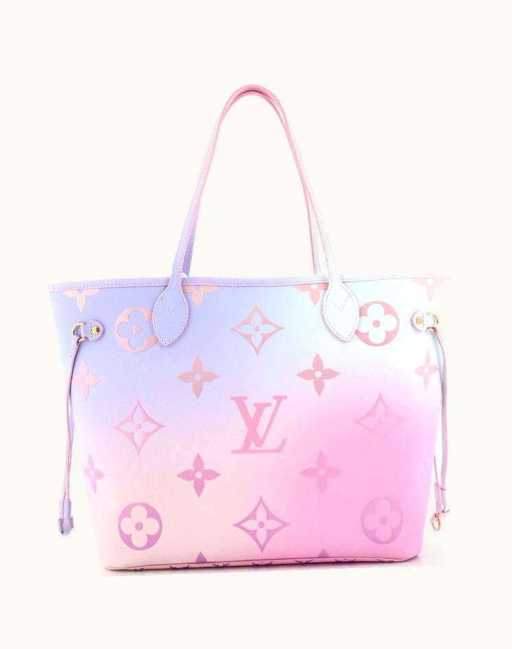 Louis Vuitton Louis Vuitton Neverfull NM Tote Spring In The City Monogram Giant Canvas MM Blue