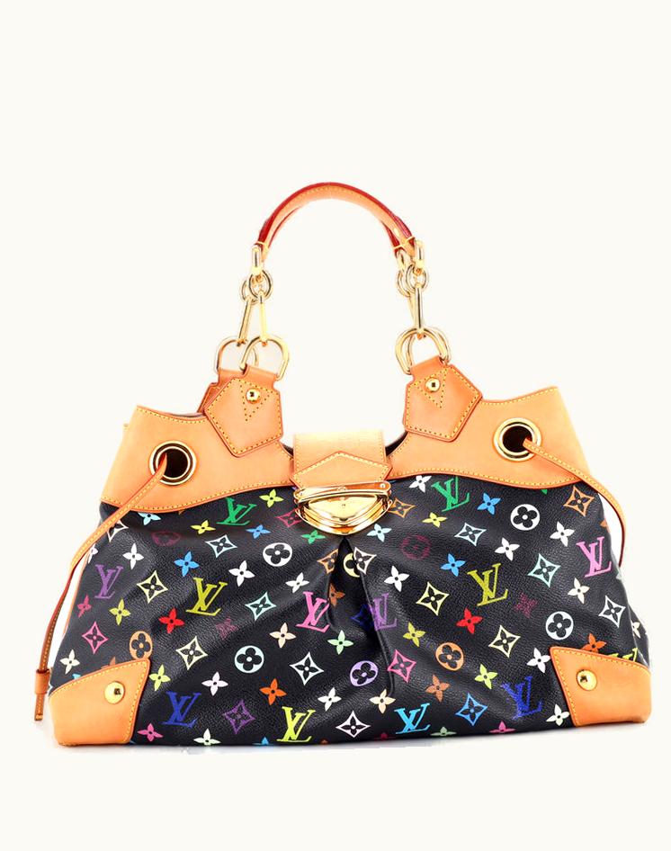 Louis Vuitton Louis Vuitton Ursula Handbag Monogram Multicolor Black Gold